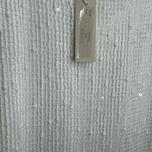 Cupio Layered Embroidered White Tank Top Womens Size M BNWT - Picture 4 of 6